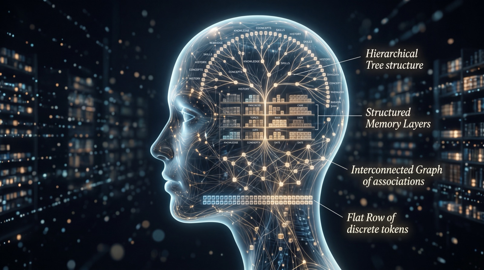 Token-level structures of agent memory: flat, graph, tree, hierarchy